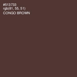 #513733 - Congo Brown Color Image